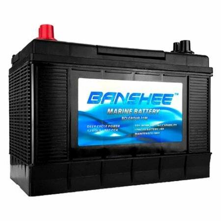 BANSHEE Deep Cycle Marine Battery, Group Size 31, 900 CCA - D31M 31M-Banshee-5